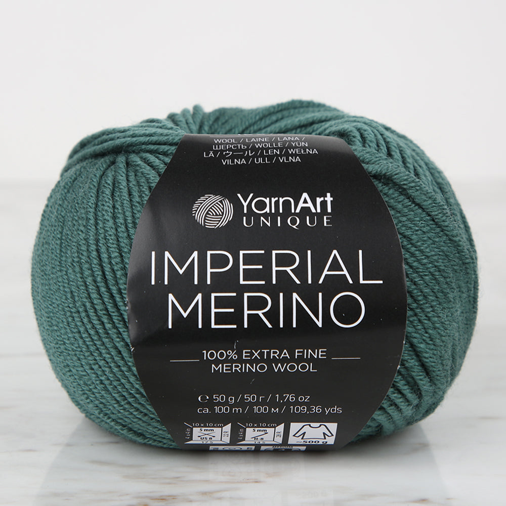 YarnArt IMPERIAL MERINO Yeşil El Örgü İpi - 3333